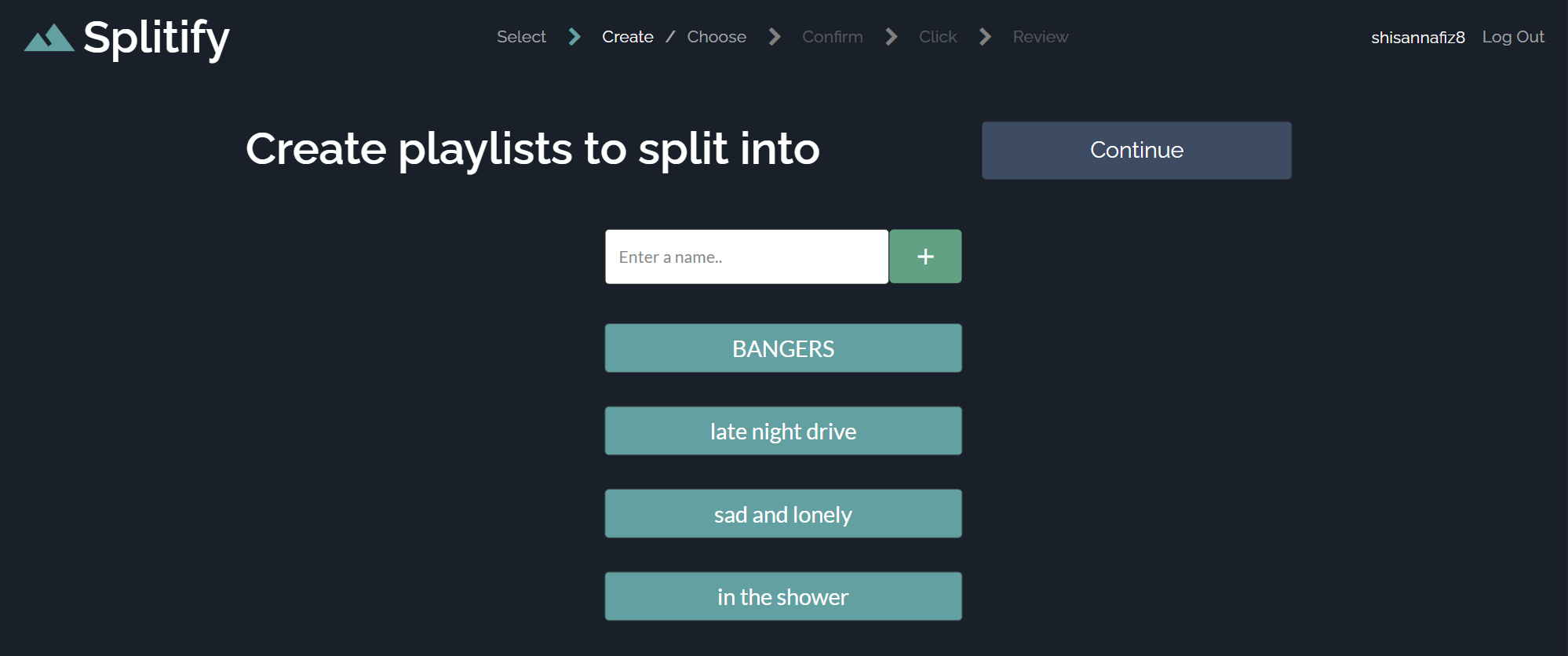 Splitify Create Desktop